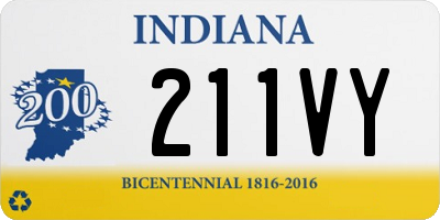 IN license plate 211VY