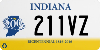 IN license plate 211VZ