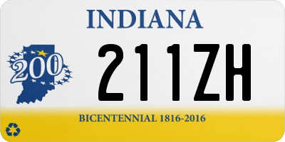 IN license plate 211ZH