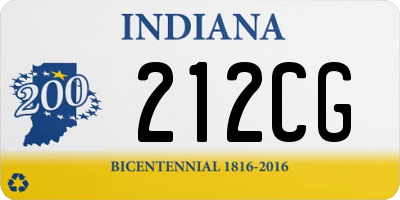 IN license plate 212CG