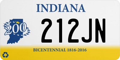 IN license plate 212JN