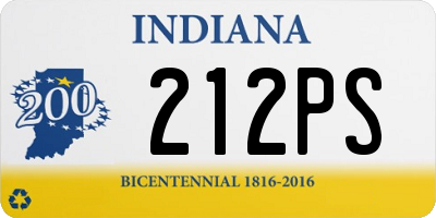 IN license plate 212PS