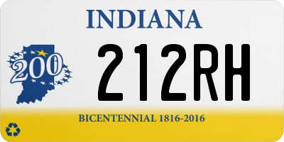 IN license plate 212RH