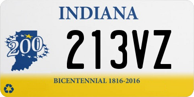 IN license plate 213VZ