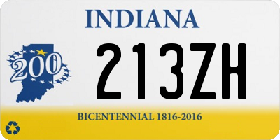 IN license plate 213ZH