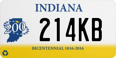 IN license plate 214KB