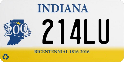 IN license plate 214LU