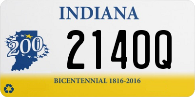 IN license plate 214OQ