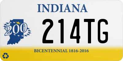 IN license plate 214TG