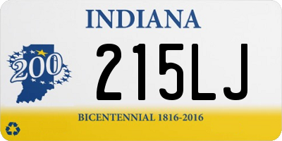 IN license plate 215LJ