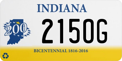 IN license plate 215OG