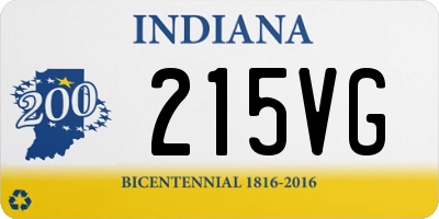 IN license plate 215VG