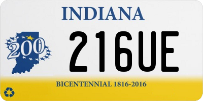 IN license plate 216UE