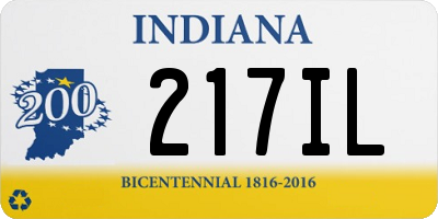 IN license plate 217IL