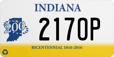 IN license plate 217OP