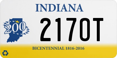 IN license plate 217OT