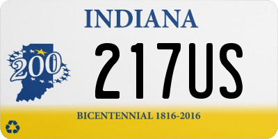 IN license plate 217US