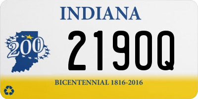 IN license plate 219OQ