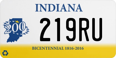 IN license plate 219RU