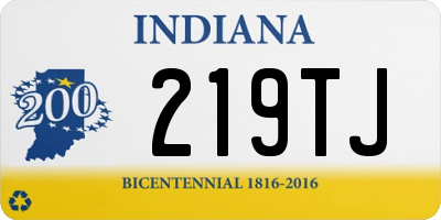 IN license plate 219TJ