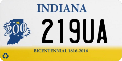 IN license plate 219UA