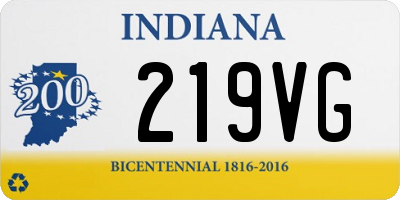 IN license plate 219VG
