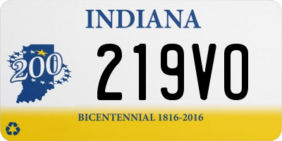 IN license plate 219VO