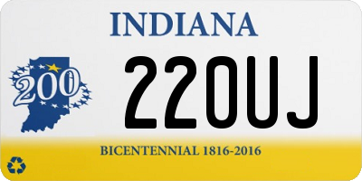 IN license plate 220UJ