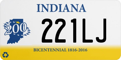 IN license plate 221LJ