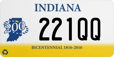 IN license plate 221QQ