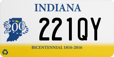 IN license plate 221QY