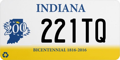 IN license plate 221TQ