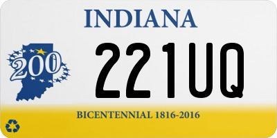 IN license plate 221UQ