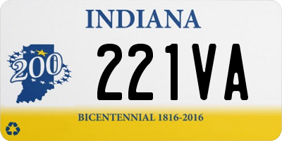 IN license plate 221VA