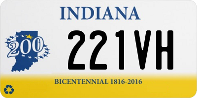 IN license plate 221VH