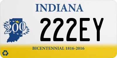 IN license plate 222EY