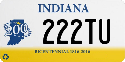 IN license plate 222TU