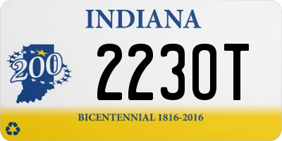 IN license plate 223OT