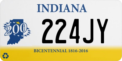 IN license plate 224JY