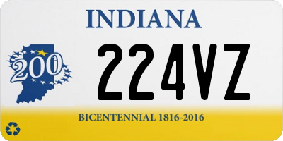 IN license plate 224VZ