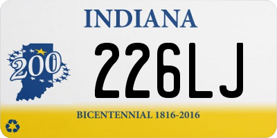 IN license plate 226LJ