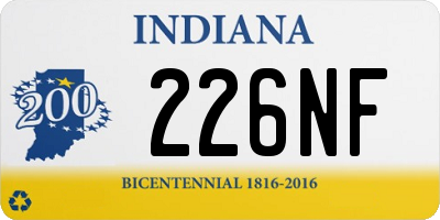 IN license plate 226NF