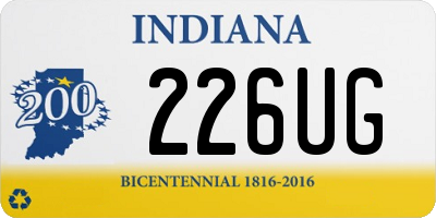 IN license plate 226UG