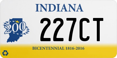 IN license plate 227CT