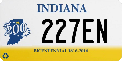 IN license plate 227EN