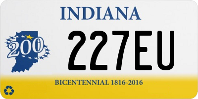 IN license plate 227EU