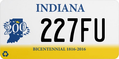 IN license plate 227FU