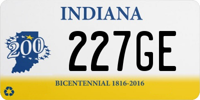 IN license plate 227GE