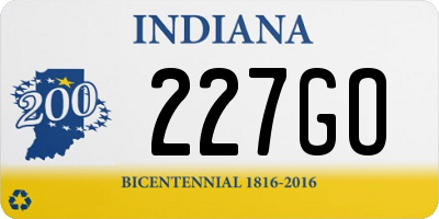 IN license plate 227GO