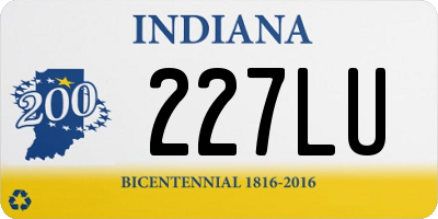 IN license plate 227LU